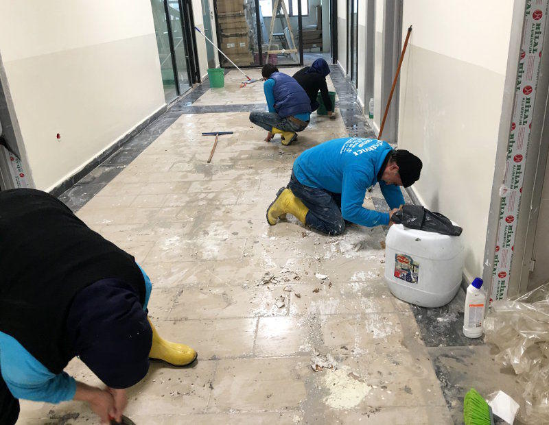 Zemin sıva temizliği